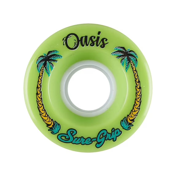 Sure-Grip Oasis 57mm Roller Skate Wheels – Set of 8