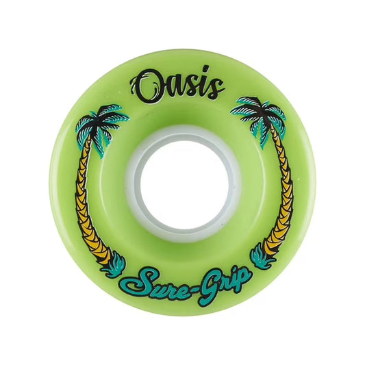 Sure-Grip Oasis 57mm Roller Skate Wheels – Set of 8