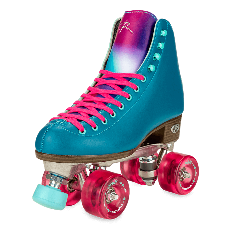 Riedell Orbit outdoor roller skate in Lagoon teal