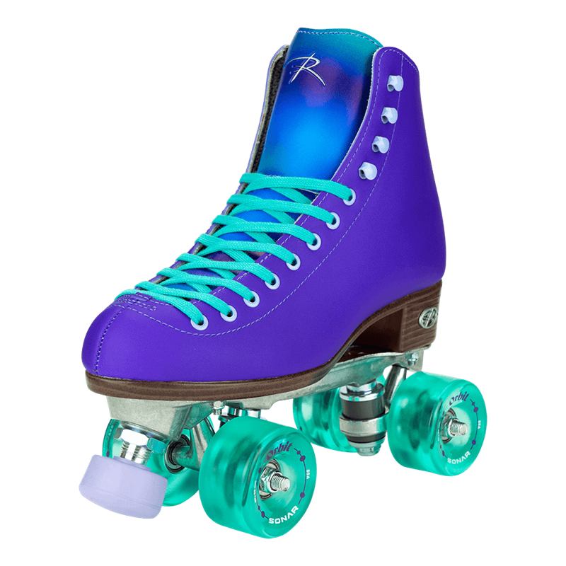 Riedell Orbit outdoor roller skate in Ultraviolet purple