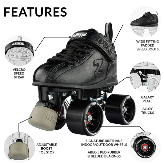 Crazy Skates ZOOM Speed Roller Skates